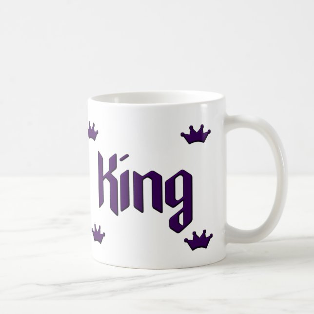 Rei Caneca Roxo Coroa (Direita)