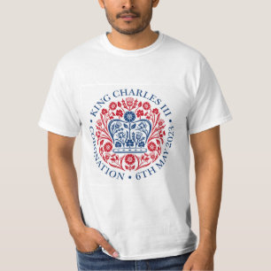 Rei Charles III Coronation Emblem T-Shirt