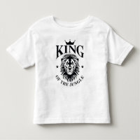 Rei Da Camiseta Da Selva Toddler