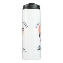 Rei da Garrafa Térmica de Salmão de Linha Pescador