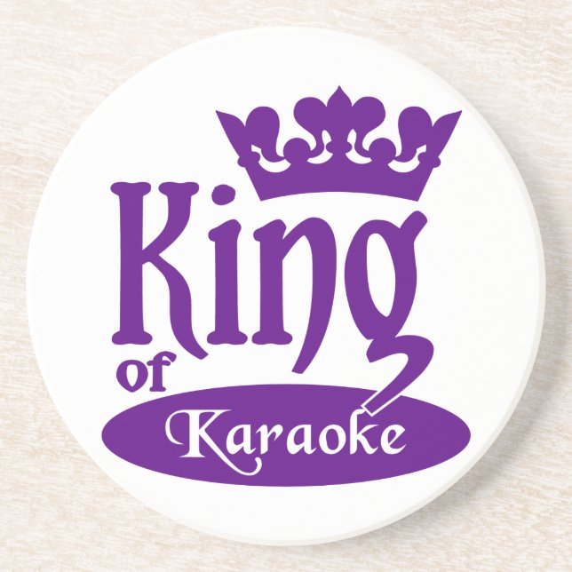 Rei da porta copos de Karaoke (Frente)