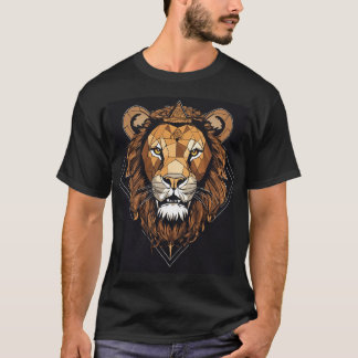 Rei da Selva: Design de Camisas de Leão