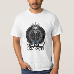 "Rei das Sombras" Camiseta Caveira Legal