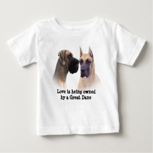 Rei de great dane do t-shirt unisex da criança dos