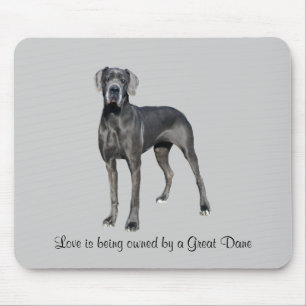 Rei de great dane dos cães Mousepad