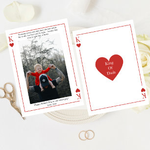 Rei De Pais Jogando Cartão Feliz Cartão De Dia de