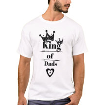 Rei de T-Shirt de Pais, Camiseta de presentes de D