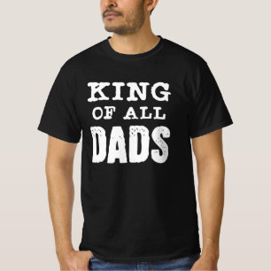 Rei de todos os Pais Camiseta Básica Escura
