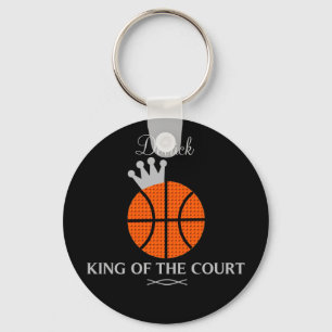 Rei do chaveiro do basquetebol da corte