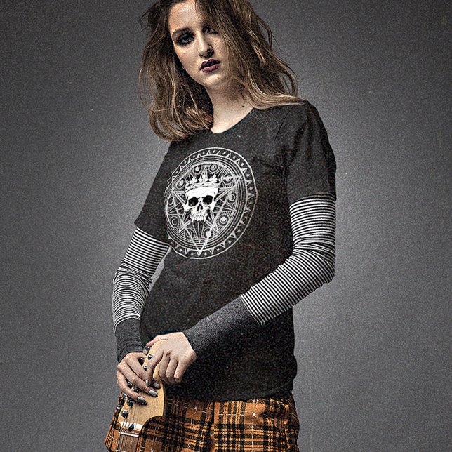 Rei do Morto: Escuro Vampiro Sigil T-Shirt (Criador carregado)