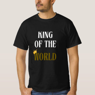 Rei do Mundo Homens T-Shirt