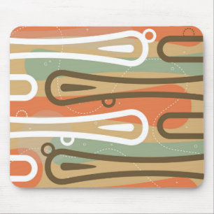 Rei do surfista - Mousepad moderno retro