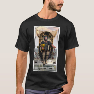 Rei do t-shirt da obscuridade dos copos