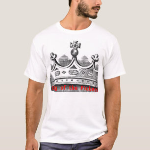 Rei do t-shirt das máquinas desbastadoras
