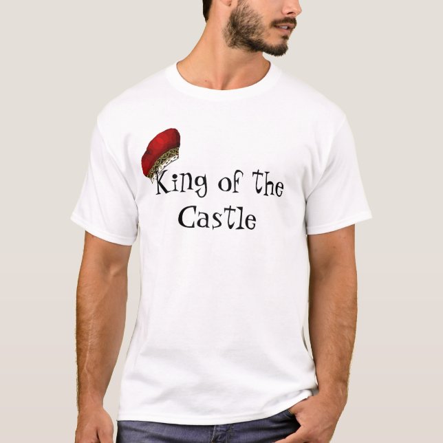 Rei do t-shirt do castelo (Frente)