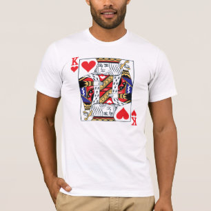 Rei do t-shirt dos corações