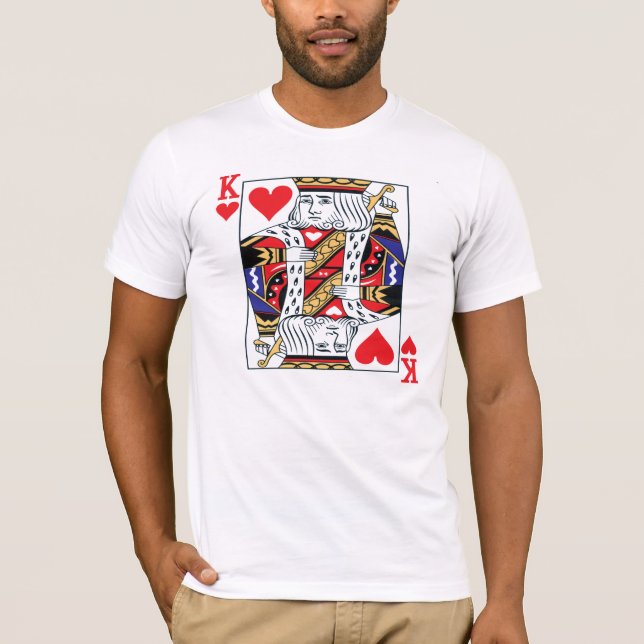 Rei do t-shirt dos corações (Frente)