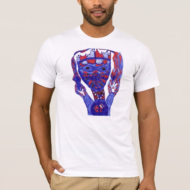 Rei estrangeiro americano T-shirt (Frente)