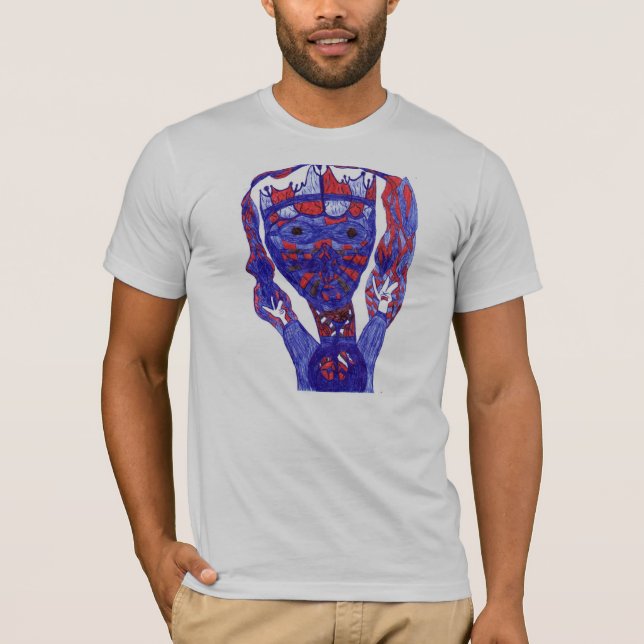 Rei estrangeiro americano T-shirt (Frente)
