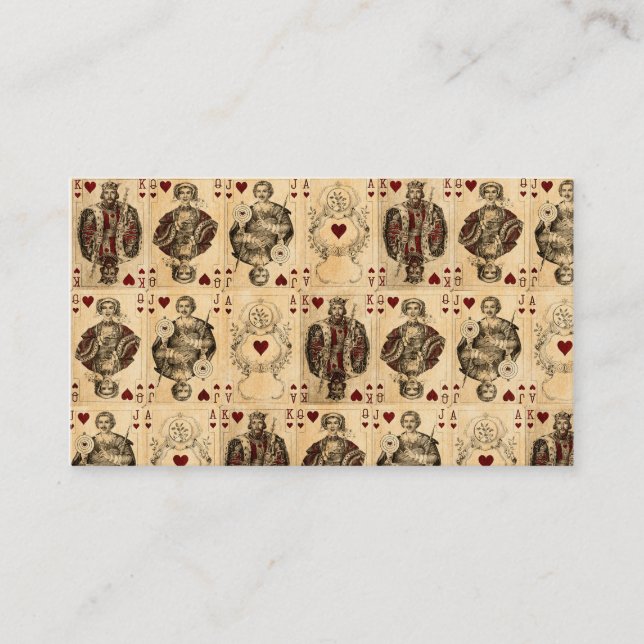 Rei Jack Ás da rainha dos cartões de jogo dos (Frente)