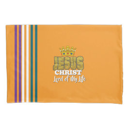 Rei Jesus Senhor da Minha Vida Cristão Laranja