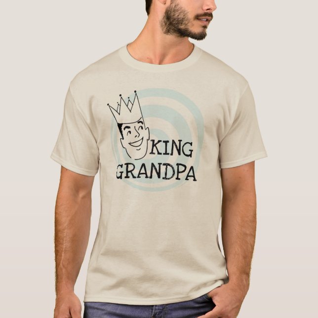 Rei Vovô T-shirt e presentes (Frente)