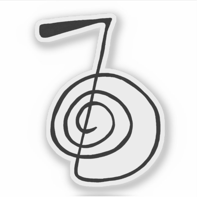 Reiki: Cho Ku Rei: O Adesivo do Símbolo de Energia (Frente)