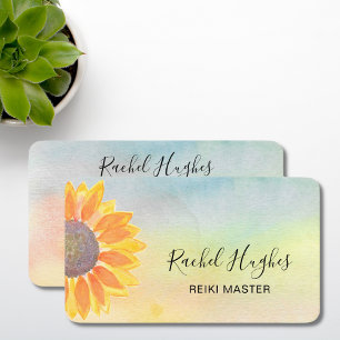Reiki Master Colorful Cartão de visita