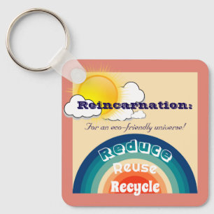 Reincarnação Eco-Friendly Chaveiro