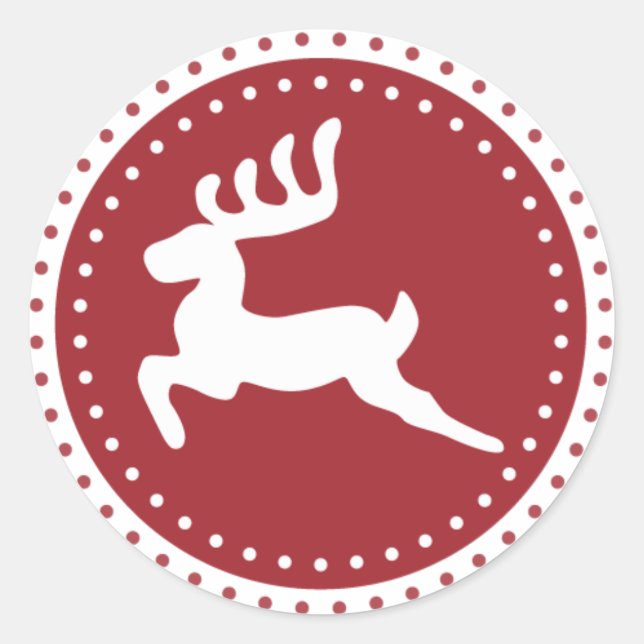 Reindeer | Autocolantes (Frente)
