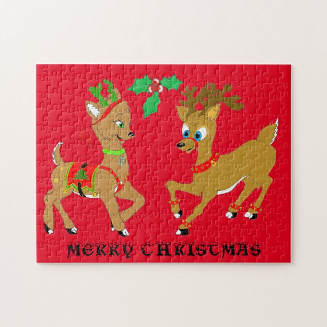 Reindeer Doe e Quebra-cabeça Amigo (Horizontal)