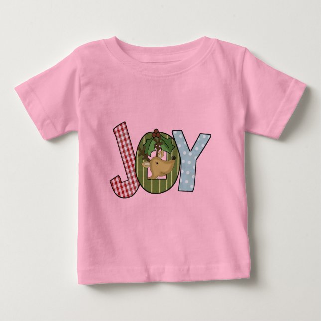 Reindeer Joy Holiday Camisetas e presentes (Frente)