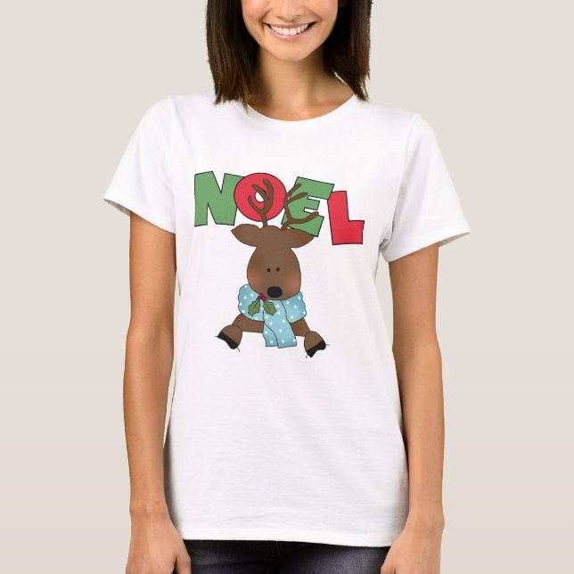 Reindeer Noel Camisetas e presentes (Frente)