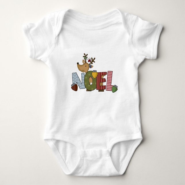 Reindeer Noel Holiday Camisetas e presentes (Frente)
