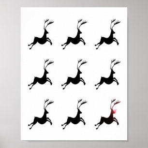 Reindeer Pattern impressão