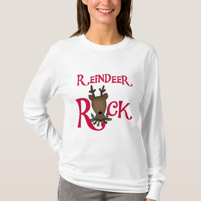 Reindeer Rock Camisetas e presentes (Frente)
