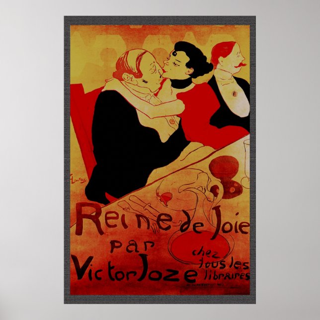 Reine de Joie par Victor Joze 36 x 24 Poster (Frente)