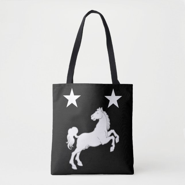 Reino de Meridies Populace Crachá Tote Bag (Frente)