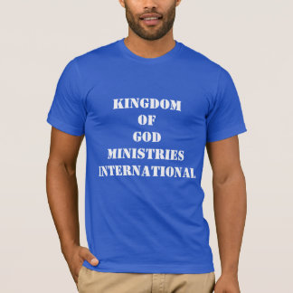 REINO de Ministérios DEUS Internacional do T-Shirt