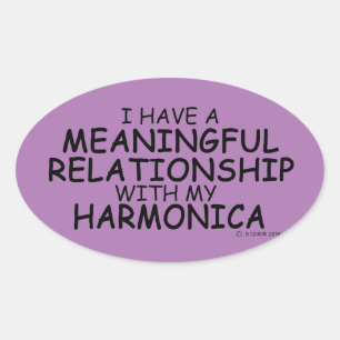 Relação Significativa Adesivo Harmonica Oval