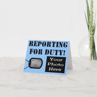 Relatório para o anúncio militar do nascimento do