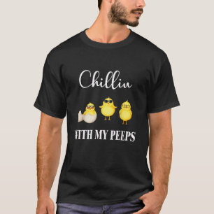 Relaxe Com Meus Peeps T-shirt Pintinhos Candy