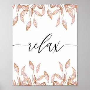 Relaxe Escritura de Banheiras poster