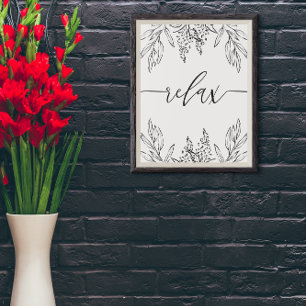 Relaxe Escritura de Banheiras poster