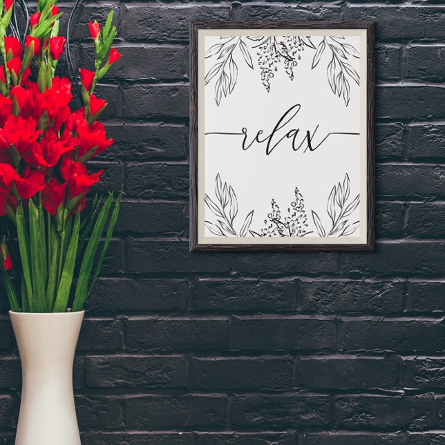 Relaxe Escritura de Banheiras poster (Criador carregado)