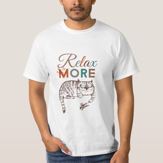 Relaxe mais t-shirt (Frente)