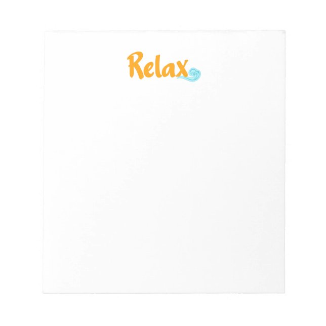 Relaxe o Bloco de Notas (Frente)