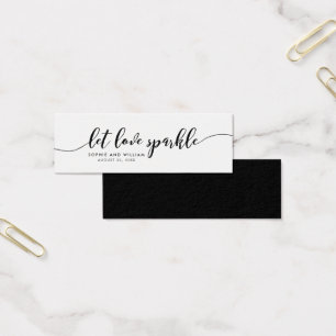 Relaxe O Script Let Love Sparkle Wedding