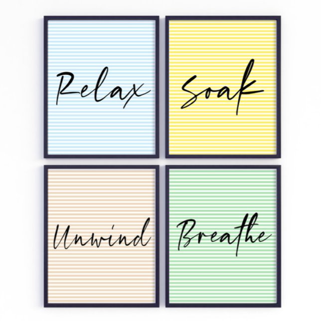 Relaxe Stripes poster (Criador carregado)