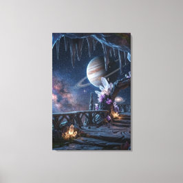 Relaxing Planet Space canvas 